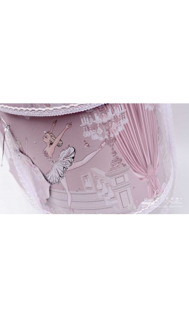 Trusou de botez cu mica balerina tutu tiara eleganta si broderie personalizata 10